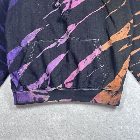 A**holes Live Forever Sweater Mens Large Black Multicolored Print Hoodie Casual - Picture 4 of 11